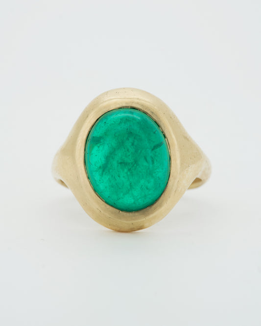 Emerald Egg in solid 9ct gold